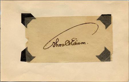 Lot #202 Thomas Edison - Image 1