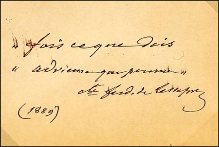 Lot #272 Ferdinand de Lesseps - Image 1