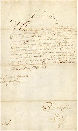 Lot #174 Charles II and Samuel Pepys - Image 1