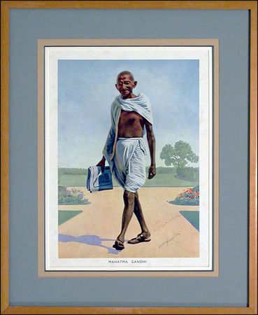 Lot #217 Mohandas Gandhi - Image 2