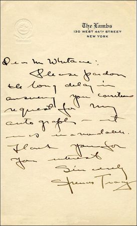 Lot #1621 Katharine Hepburn and Spencer Tracy - Image 2