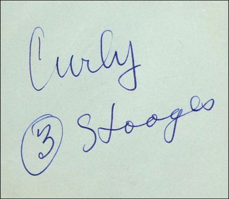 Lot #2466 Three Stooges: Howard, Curly - Image 1