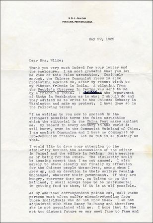 Lot #591 Pearl S. Buck - Image 2