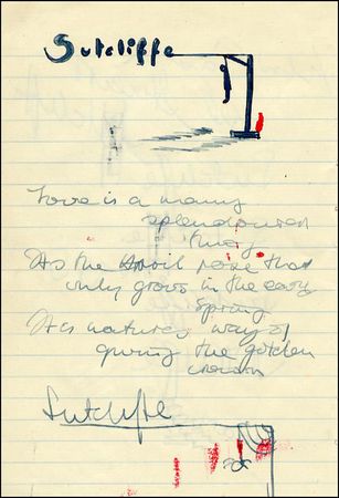 Lot #800 Beatles: Sutcliffe, Stuart - Image 3