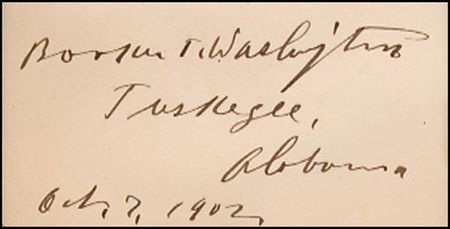 Lot #323 Booker T. and Margaret Washington - Image 1