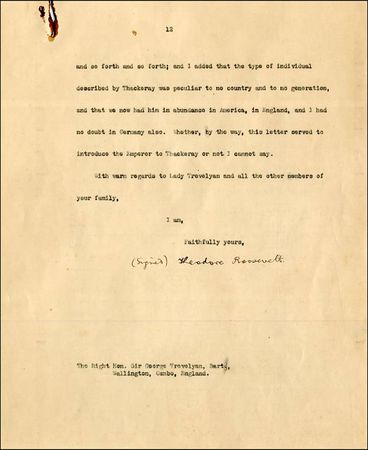 Lot #94 Theodore Roosevelt - Image 5