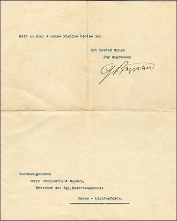 Lot #516 Ferdinand von Zeppelin - Image 1