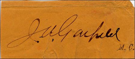 Lot #40 James Garfield