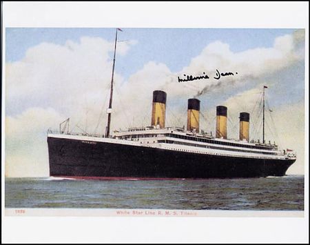 Lot #307  Titanic: Millvina Dean and Robert Ballard - Image 2