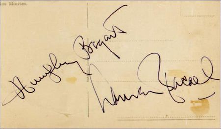 Lot #1162 Humphrey Bogart and Lauren Bacall - Image 1