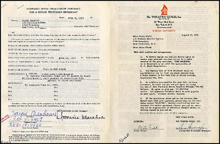 Lot #2366  Theatre Guild Contracts - Image 2