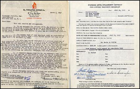 Lot #2366  Theatre Guild Contracts - Image 3