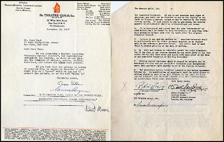 Lot #2366  Theatre Guild Contracts - Image 5