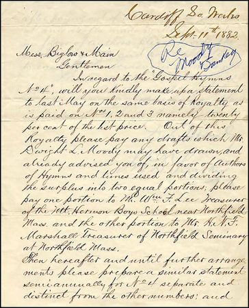 Lot #242 Dwight L. Moody and Ira Sankey - Image 2