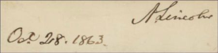 Lot #66 Abraham Lincoln - Image 1