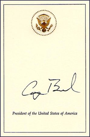 Lot #4 George Bush
