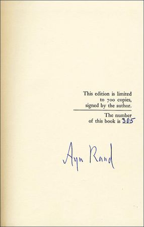 Lot #597 Ayn Rand - Image 1