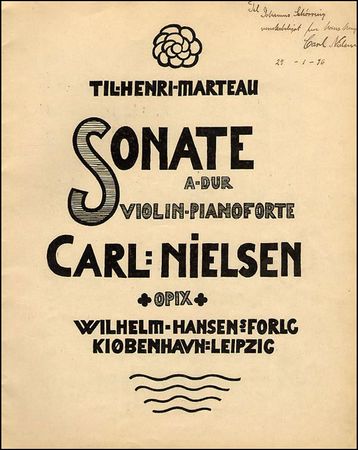 Lot #887 Carl Nielsen - Image 1