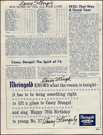 Lot #2800 Casey Stengel - Image 2