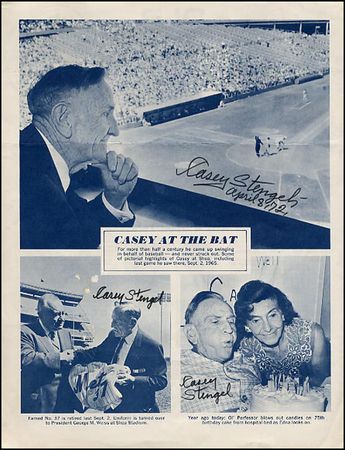 Lot #2800 Casey Stengel - Image 3