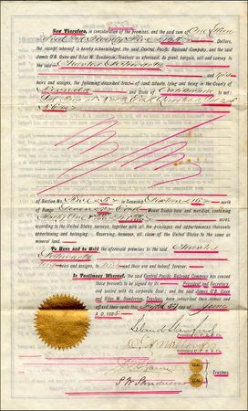 Lot #277 Leland Stanford - Image 2