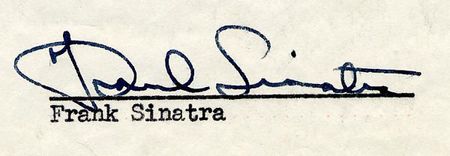Lot #937 Frank Sinatra - Image 1