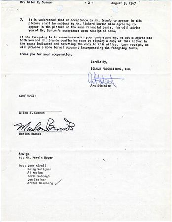 Lot #1184 Marlon Brando - Image 2