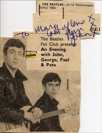 Lot #706 Beatles: Lennon, John - Image 1