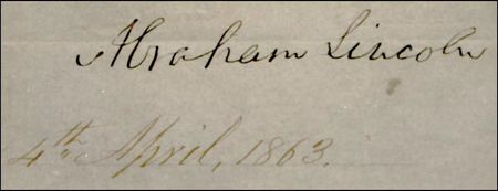 Lot #74 Abraham Lincoln - Image 1