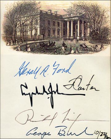 Lot #112 Six Presidents - Image 1