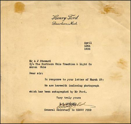 Lot #173 Henry Ford - Image 2
