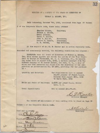 Lot #167 Thomas A. Edison - Image 2