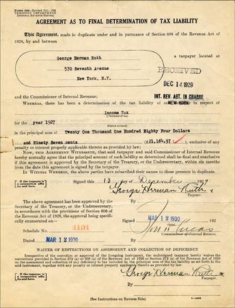 Lot #2636 Babe Ruth - Image 2