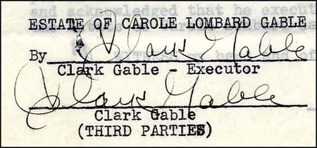 Lot #1551 Clark Gable - Image 1