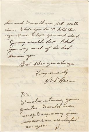 Lot #909 Nick Adams - Image 1