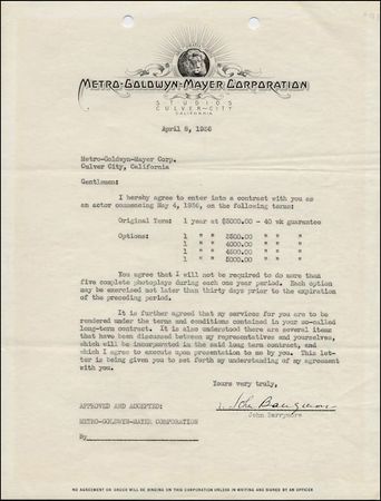 Lot #1055 John Barrymore - Image 1