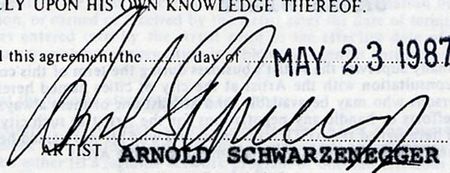 Lot #2193 Arnold Schwarzenegger - Image 1
