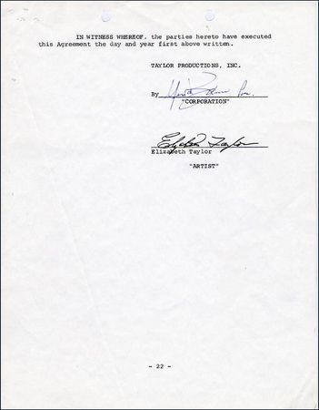 Lot #2314 Elizabeth Taylor - Image 2