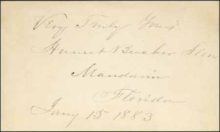 Lot #593 Harriet Beecher Stowe - Image 1