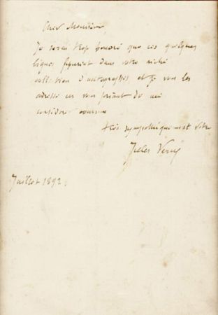 Lot #599 Jules Verne - Image 1