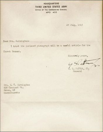 Lot #387 George S. Patton, Jr - Image 2