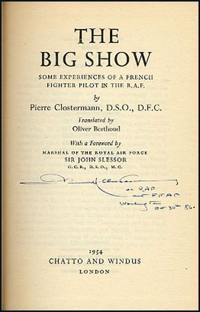 Lot #312 Pierre Clostermann - Image 1