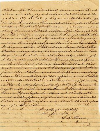 Lot #308 Civil War Letter - Image 1