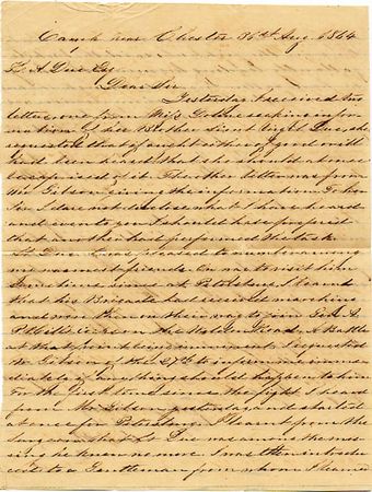 Lot #308 Civil War Letter - Image 2