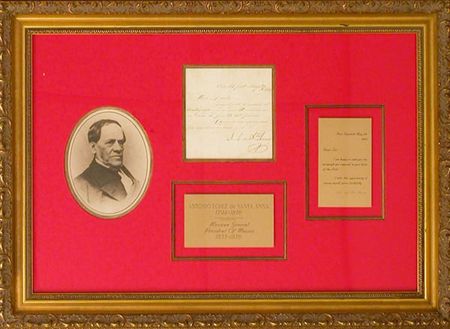 Lot #406 Antonio Lopez de Santa Anna - Image 2