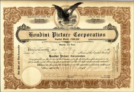 Lot #1707 Harry Houdini - Image 1