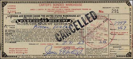 Lot #15 Jimmy Carter