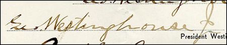 Lot #434 George Westinghouse - Image 1