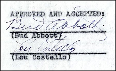Lot #1203 Abbott and Costello - Image 1