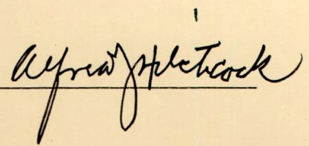 Lot #2007 Alfred Hitchcock - Image 1